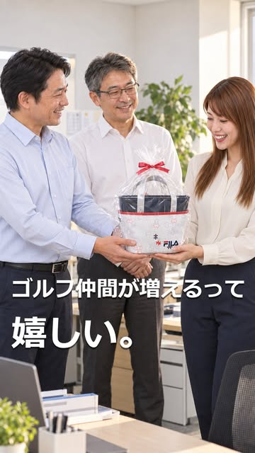 Video by ワールドゴルフ 公式 on September 18, 2026. 事務局、、「FILA ゴルフ仲間が増えるって 嬉しい。」というテキストの画像のようです.
